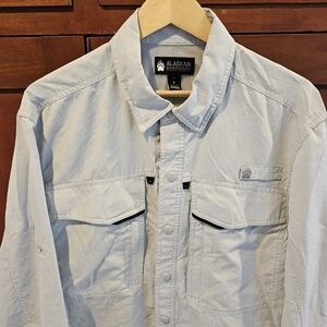 Duluth Trading/Alaskan Hardgear Light Gray Men's Vented Shirt